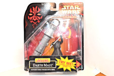 Product Image: Darth Maul Lightsaber 1998 Hasbro Star Wars Episode 1 Deluxe Action Figure