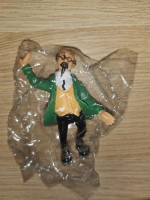 Figurine Plastoy 1994 Hergé - TOURNESOL PATIN A ROULETTE, NEUF - Photo 1/2