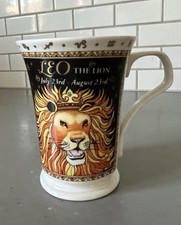 Dunoon Zodiac Astrology Mug Leo Lion 4.5
