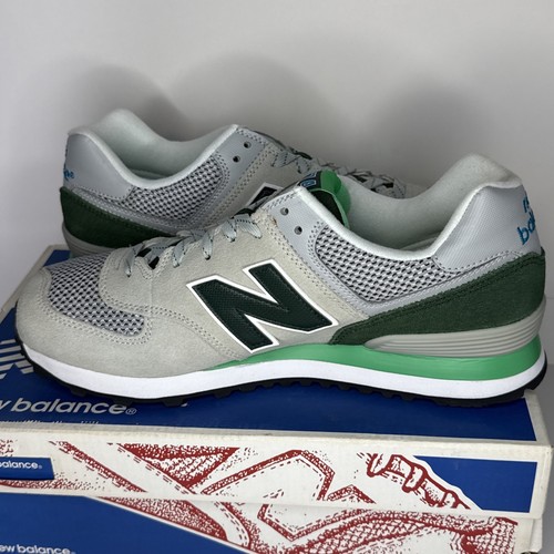 Herren New Balance 574 Tag Wanderer grau grün Freizeit Lifestyle Schuhe Turnschuhe Größe 9 - Bild 10 von 13