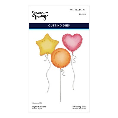 Offres Spellbinders gravés matrices par Simon Hurley-Mylar ballons, Birthday Bash 5A002BQ9-1