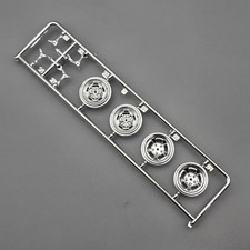 Revell 125 1929 29 Ford Model A Roadster Parts Kitbash Chrome Wheels Knockoffs