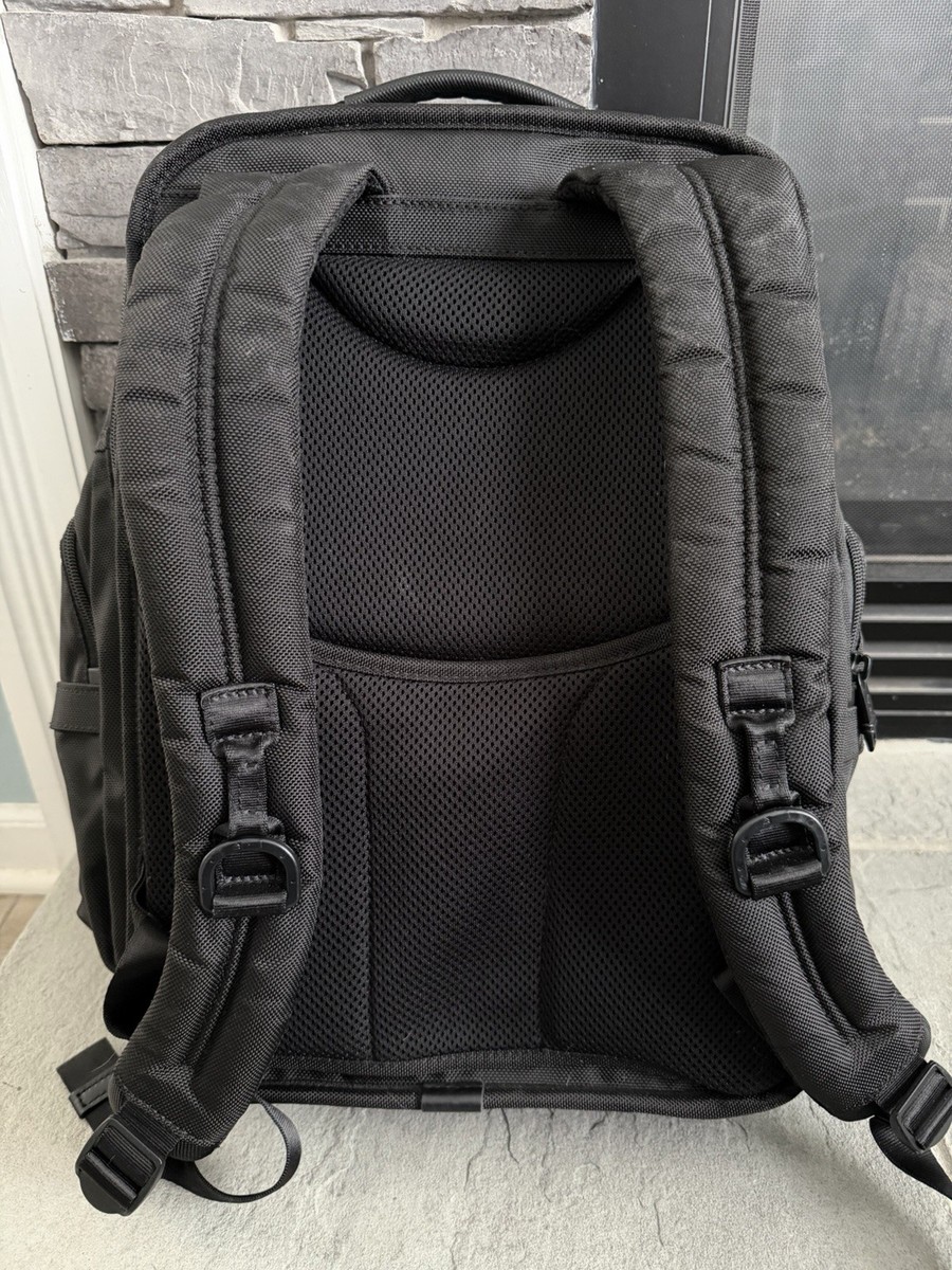 Tumi Alpha II T-Pass Checkpoint Friendly Black Backpack Laptop Compartment  | eBay
