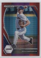 2021 Panini Prizm Draft Picks Red & Purple Hyper Ben Casparius #PDP162 0k5t