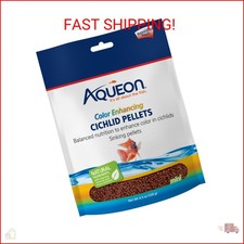 Aqueon Cichlid Food Color Enhancing 4.5 Ounces Color