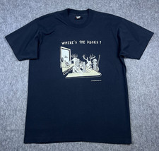 Vtg Screen Stars Men's T-Shirt Hunting Bar Humor Single Stitch Made in USA Sz XL