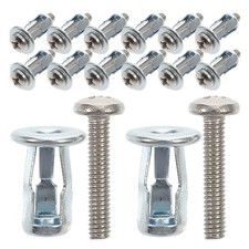 20 Pcs Thread Nut Inserts for Plastic Expansion Screw Petal Wood