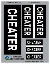 Cheater Sticker Sheet Deals Choose Large to Small Revenge on Cheaters Cheating