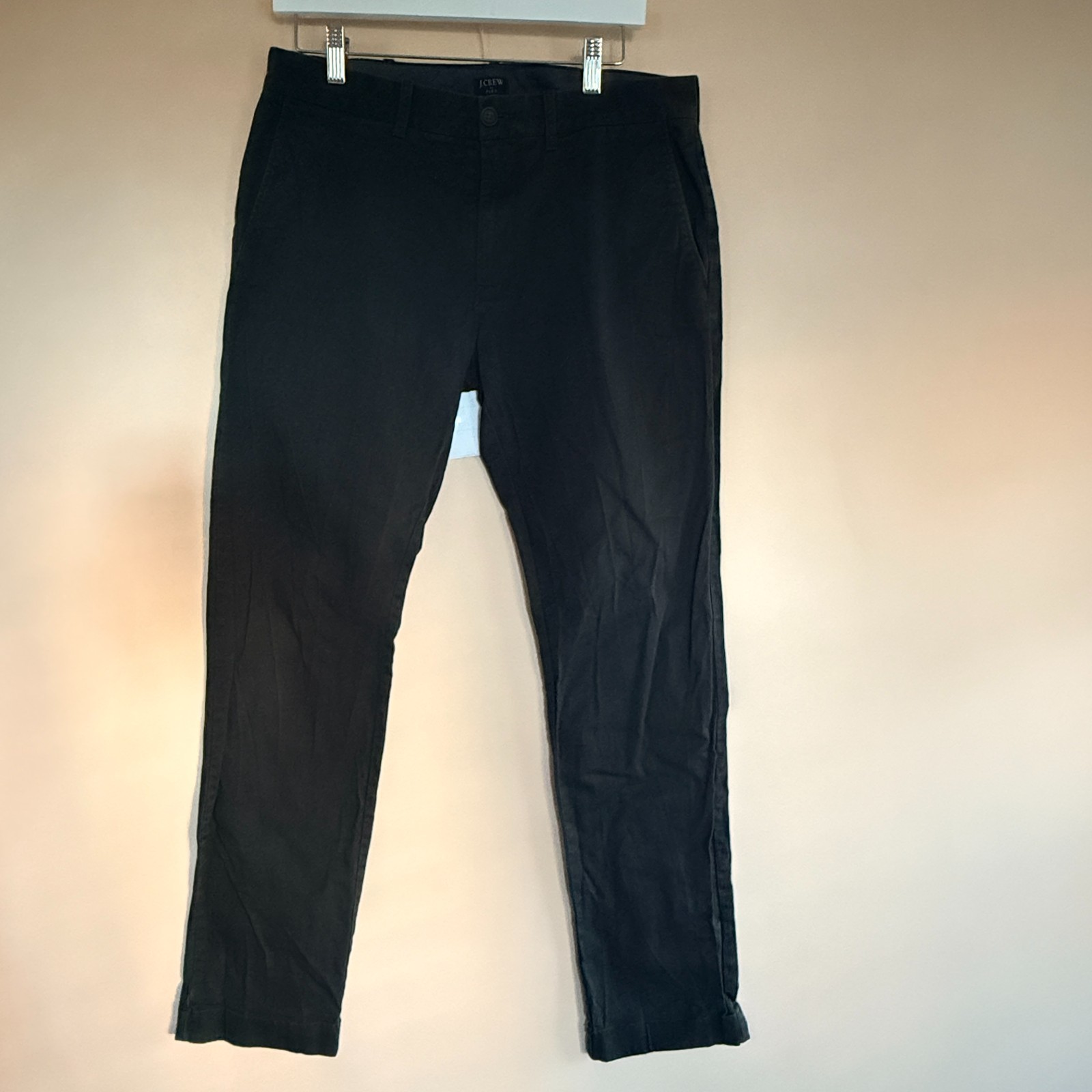 J. CREW Flex Chino Straight Leg Casual Pants Black Men's Size 32x32