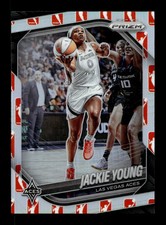 2025 Panini Prizm WNBA Jackie Young 23 Logo Prizm Dicks Exclusive Las Vegas Aces