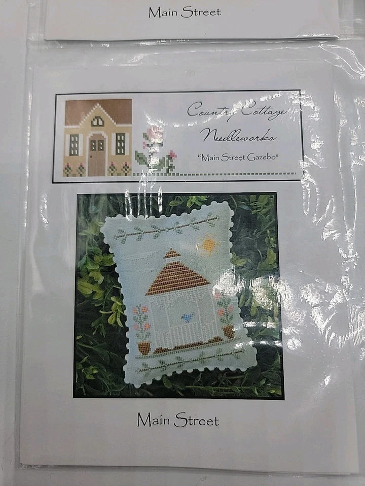 Country Cottage Needleworks Main Street Series Lot Of 6 Pattern Pamphlets New - Image 2 of 4