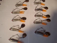 Beetle Spin Card of 10 Lures  TWO WEEK SALE 'SWAMP CREATURE  1/8 oz SAVE BIG