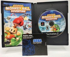 Super Monkey Ball Adventure (Sony PlayStation 2 PS2, 2006) CIB + Reg Card Tested
