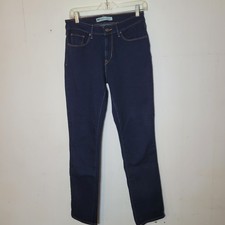 Levi  s Classic Mid-Rise Skinny Jeans Women  s Size 8 Dark Wash Stretch Denim