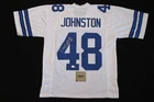 DARYL JOHNSTON DALLAS COWBOYS SIGNED HOME FOOTBALL JERSEY M BAS COA