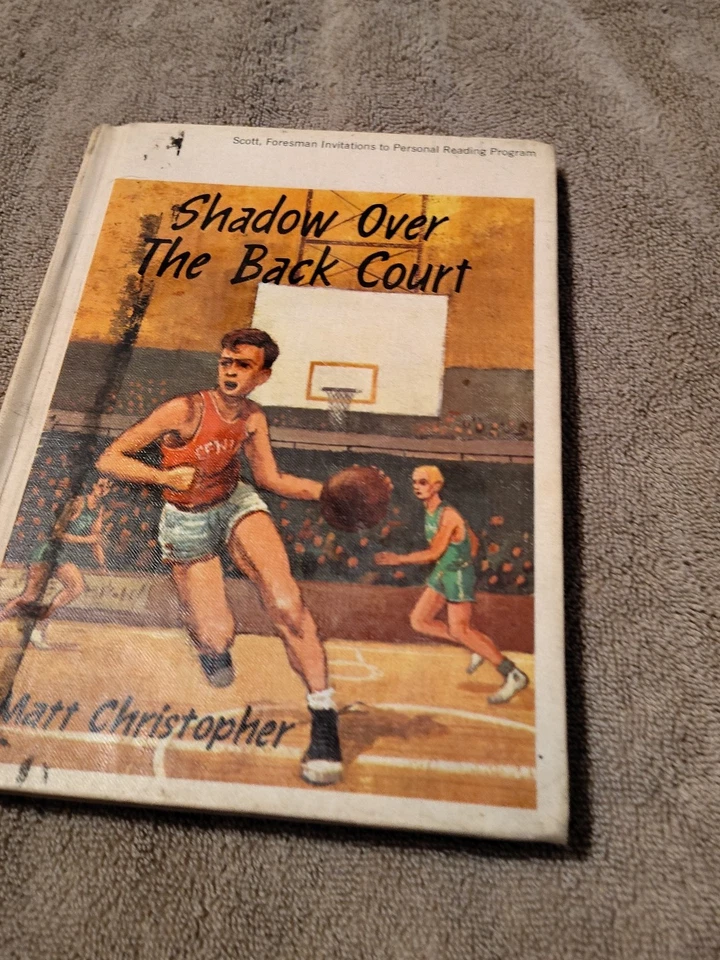 Rare 1959 Shadow Over The Back Court By Matt Christopher Hardcover - Image 3 of 4