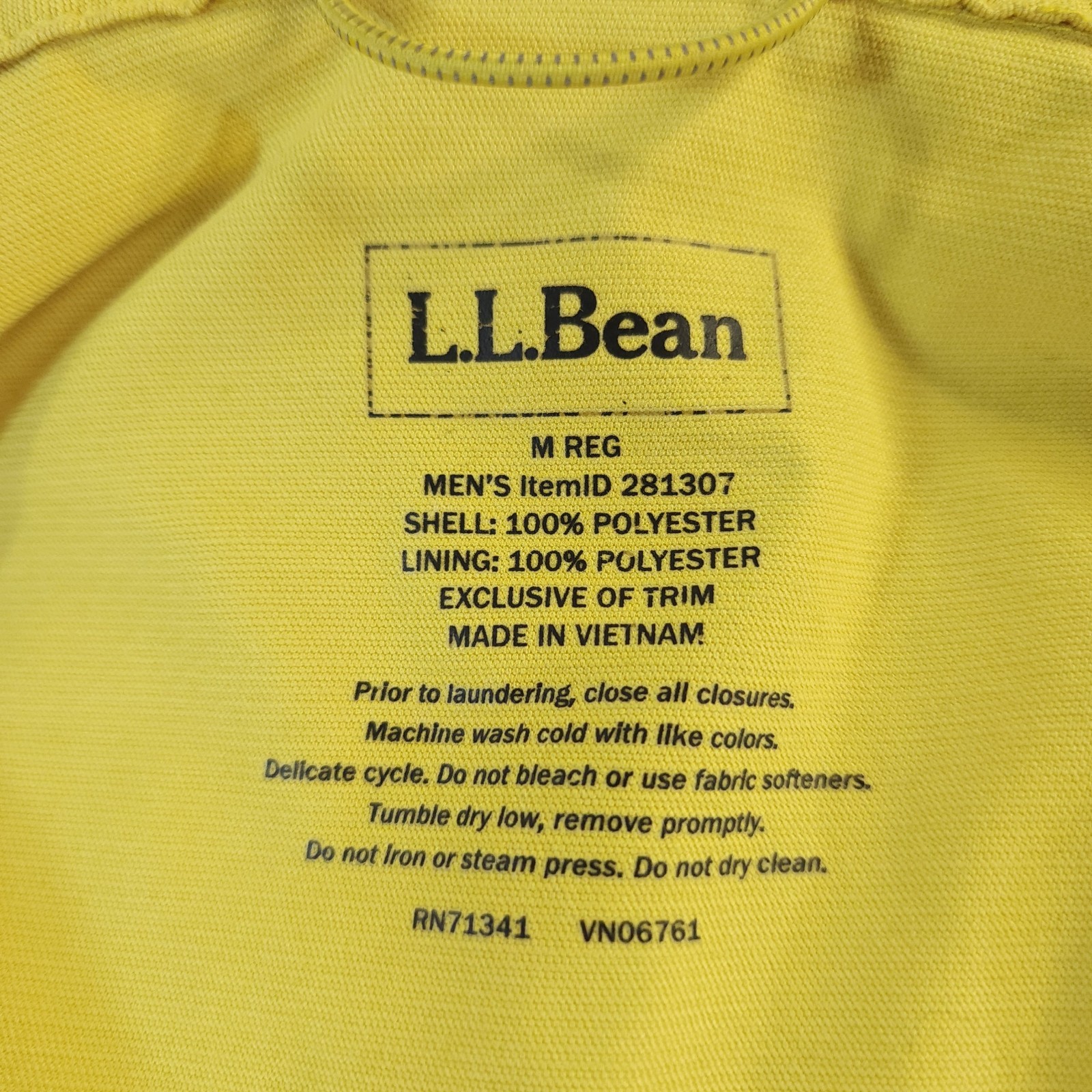 LL Bean Softshell Jacket Windproof Men M Full Zip… - image 4