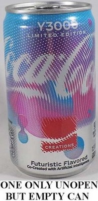 Coca-Cola ''Y3000'' UNOPEN EMPTY USA 2023 Premium 7½oz Can Coke Fruit Punch w/AI