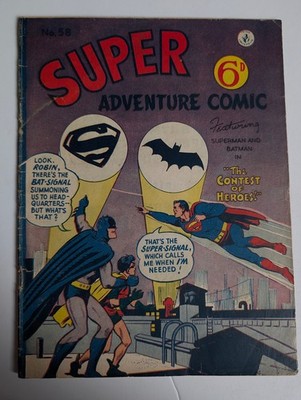 Super Adventure Comic #58, c.1950s, Australian K.G. Murray, Atlas