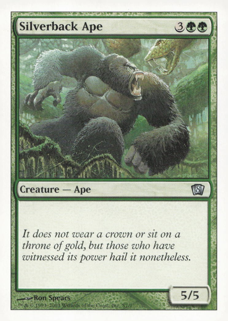 8th Edition #S7 Silverback Ape