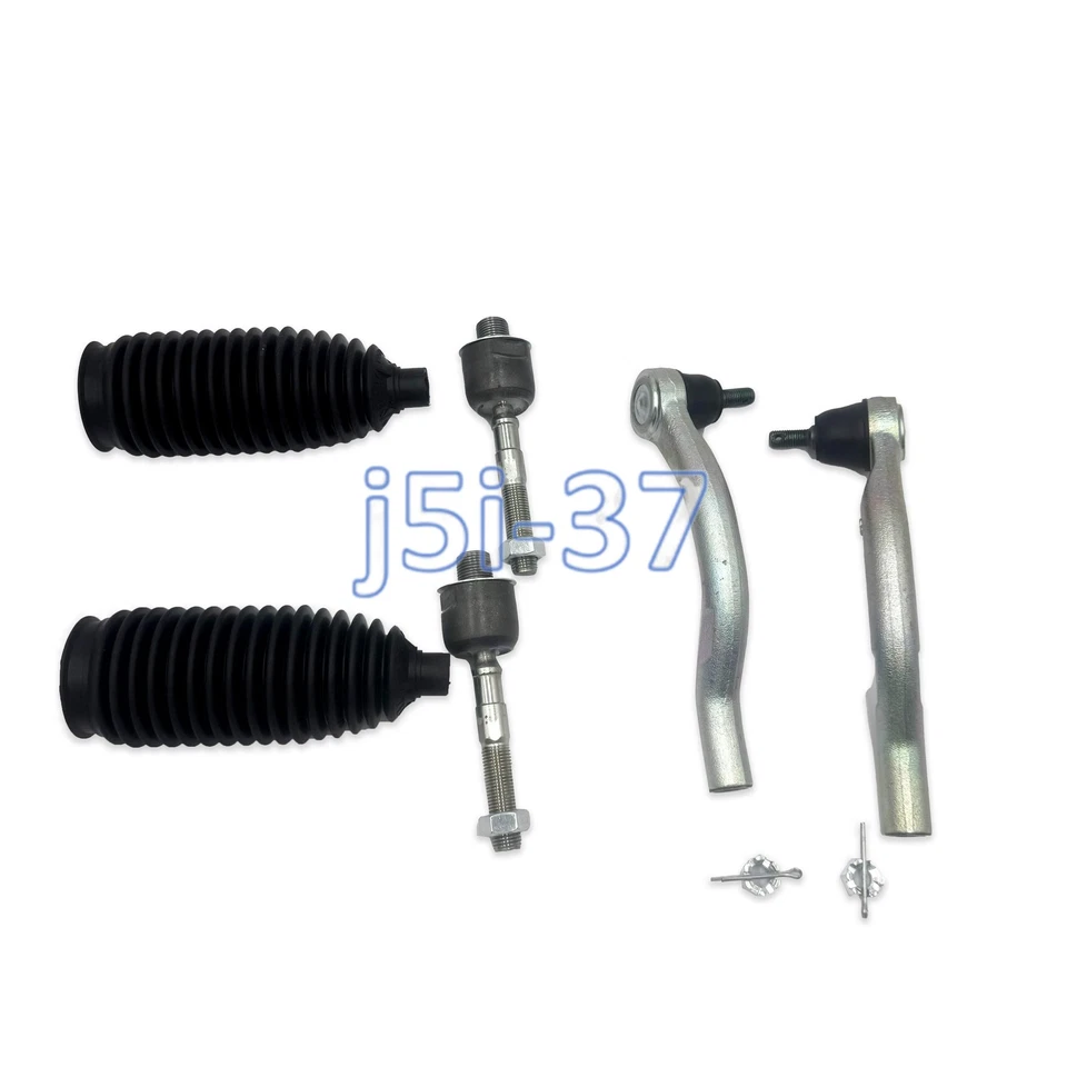 OEM Front Inner & Outer Tie Rod End Bellow Boot For 03-07 Honda Accord Acura TSX Foto 3 de 4