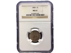 🔥🔥 1859 Indian Head Cent – NGC MS61 – First‑Year Issue – One‑Year Type 🔥 🔥