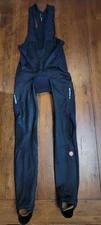 Aesse Mens XL Cycling Bibtights Windstopper Fleece Italy 26" 17" (8/10) Thermal