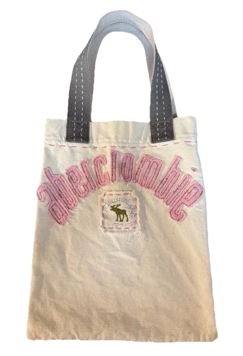 Abercrombie & Fitch Canvas Exterior Tote Bags & Handbags for Women