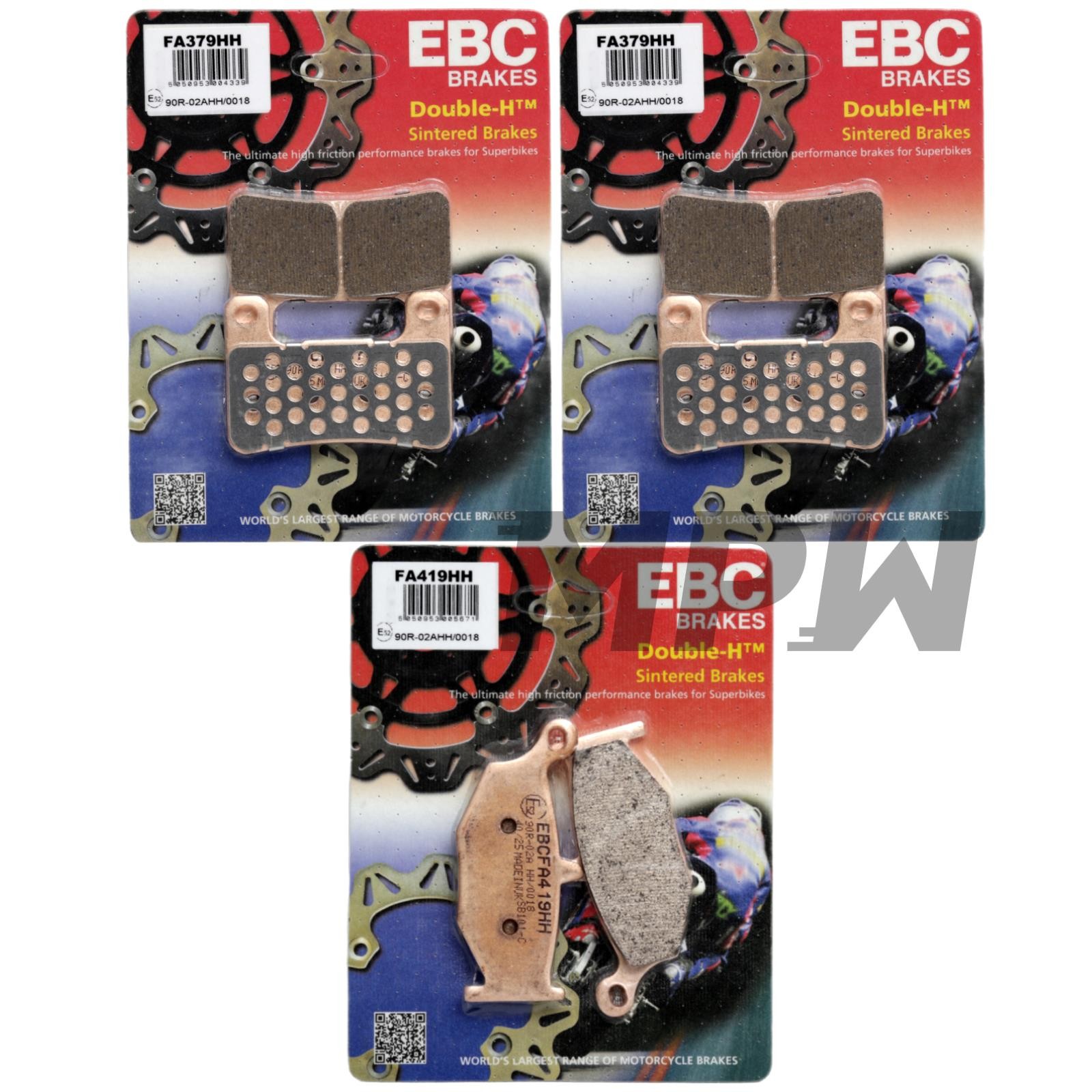 SUZUKI GSXR 1000 K7|K8 2007-2008 EBC HH Sintered Brake Pads Front & Rear