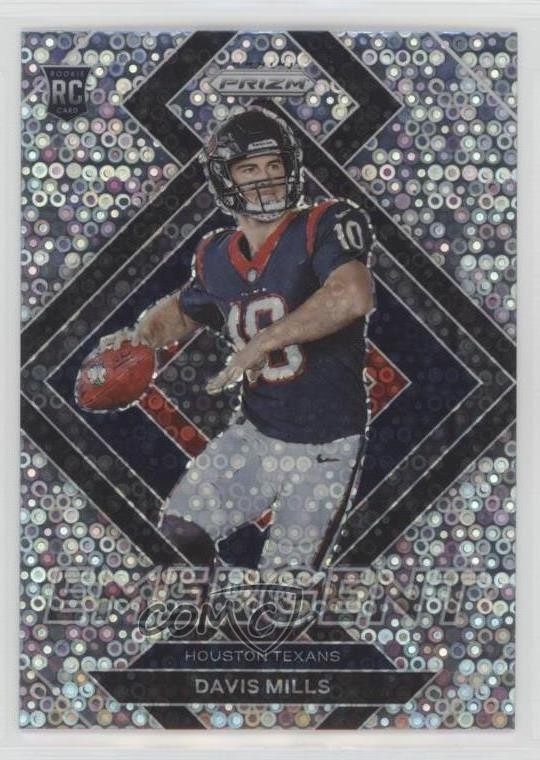 2021 Panini Prizm Emergent No Huddle Prizm Davis Mills #E-18 Rookie RC o8g