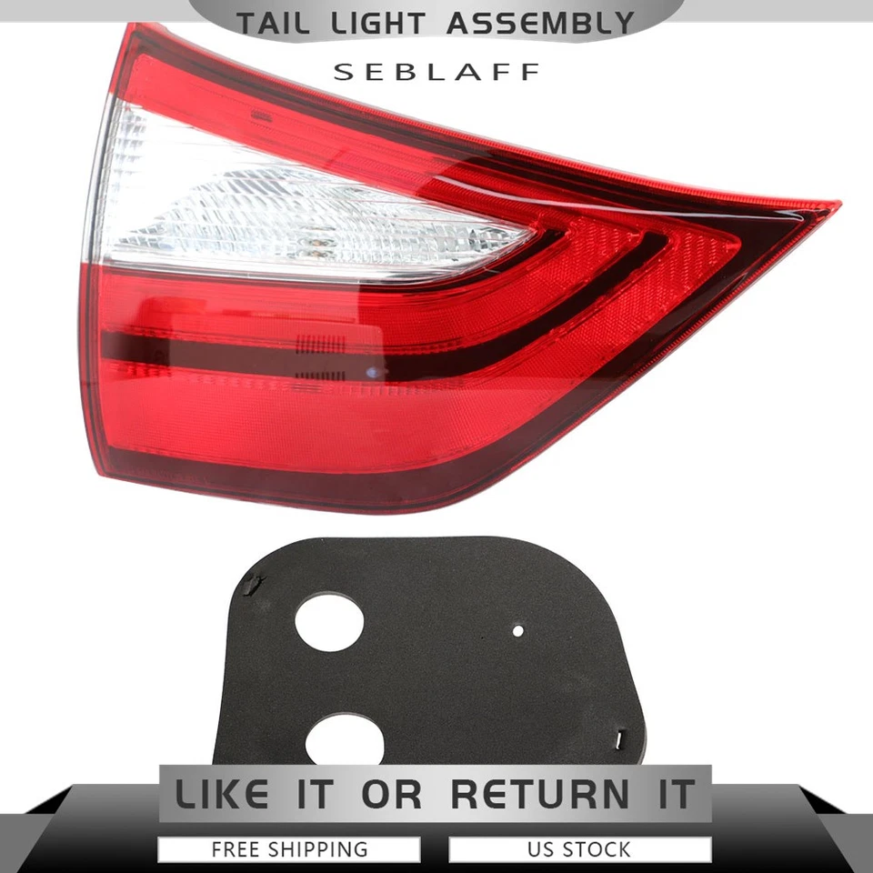 For Toyota Sienna 2015-2020 Inner+Outer Tail Light Lamp Passenger+Driver Side - Image 4 of 4