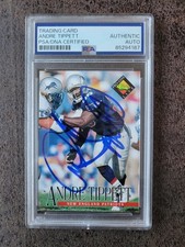 1994 Classic Andre Tippett #216 - PSA /DNA Autograph - New England Patriots