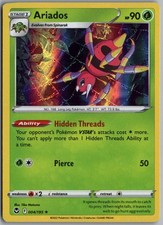 ARIADOS 004/195 HOLO RARE SILVER TEMPEST POKEMON