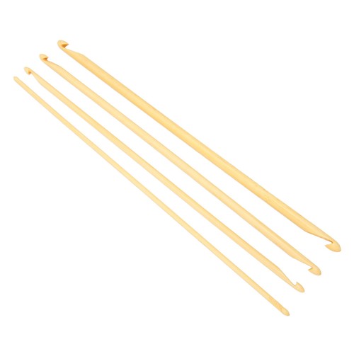 4Pcs Tunisian Crochet Hooks 9.4in Long Anti Slip Double Ended Crochet Hooks. - Picture 4 of 12