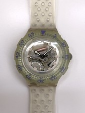 Swatch Scuba 200 JELLY BUBBLES SDK 104 1992 NUOVO IMBALLO ORIGINALE incl. un nastro di ricambio