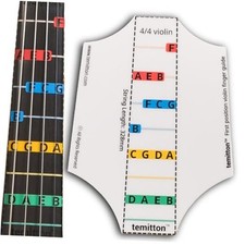Non-Adhesive Violin Finger Guide and Fingering 4/4 full size Type B Note Names