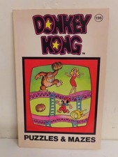 Vintage Nintendo Book: Donkey Kong Puzzles & Mazes Book (1982) Mario
