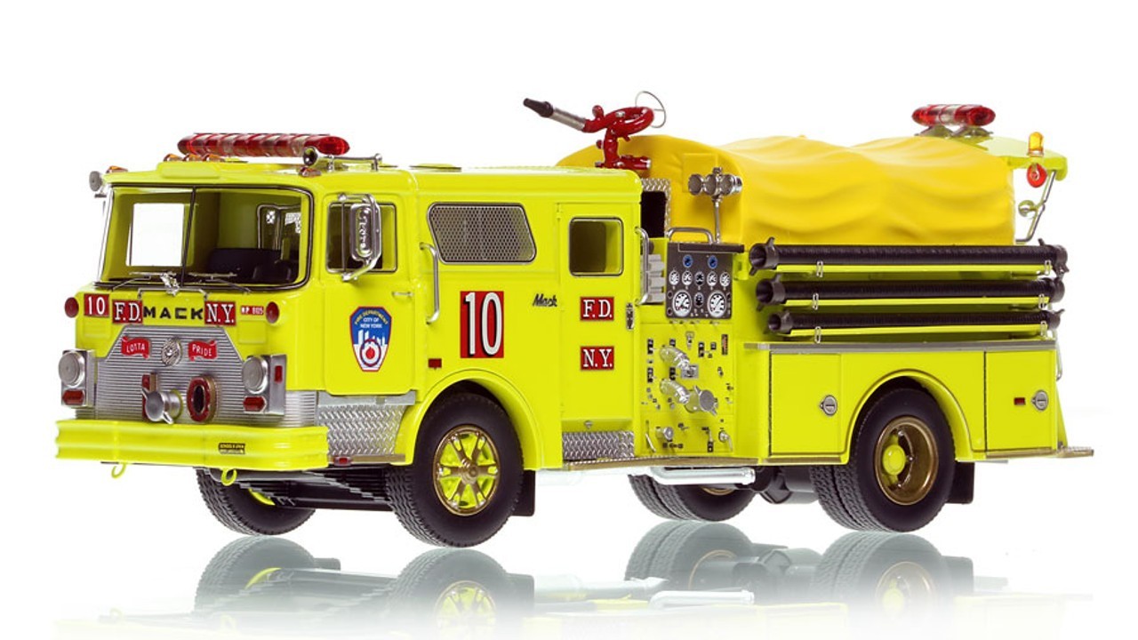 Fire Replicas FR140-10  FDNY 1981 Mack CF Pumper -  Engine 10 - Manhattan 1:50