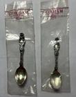 Pair of Art Nouveau Gorham Lily Pattern Sterling Silver 4” Spoons NIB 6g Each