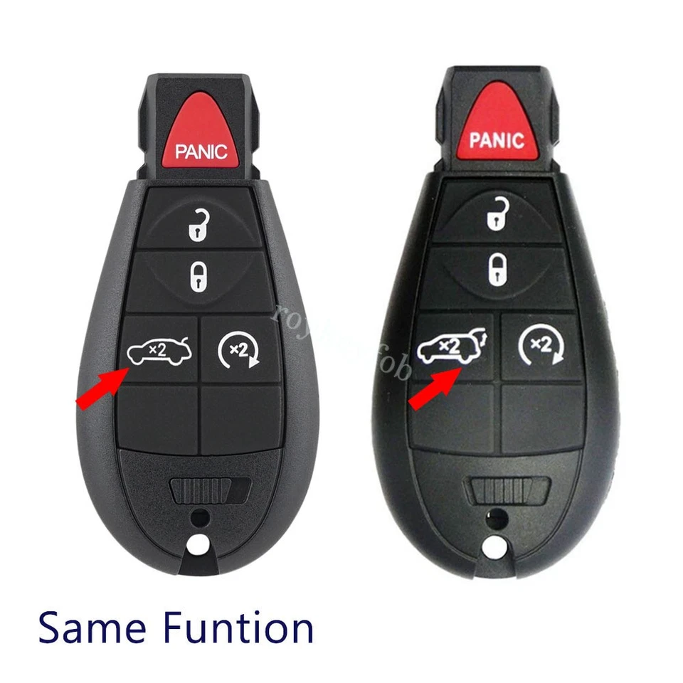 Llavero de control remoto para Dodge Challenger 2008 2009 2010 2011 2012 2013 2014 Foto 2 de 4