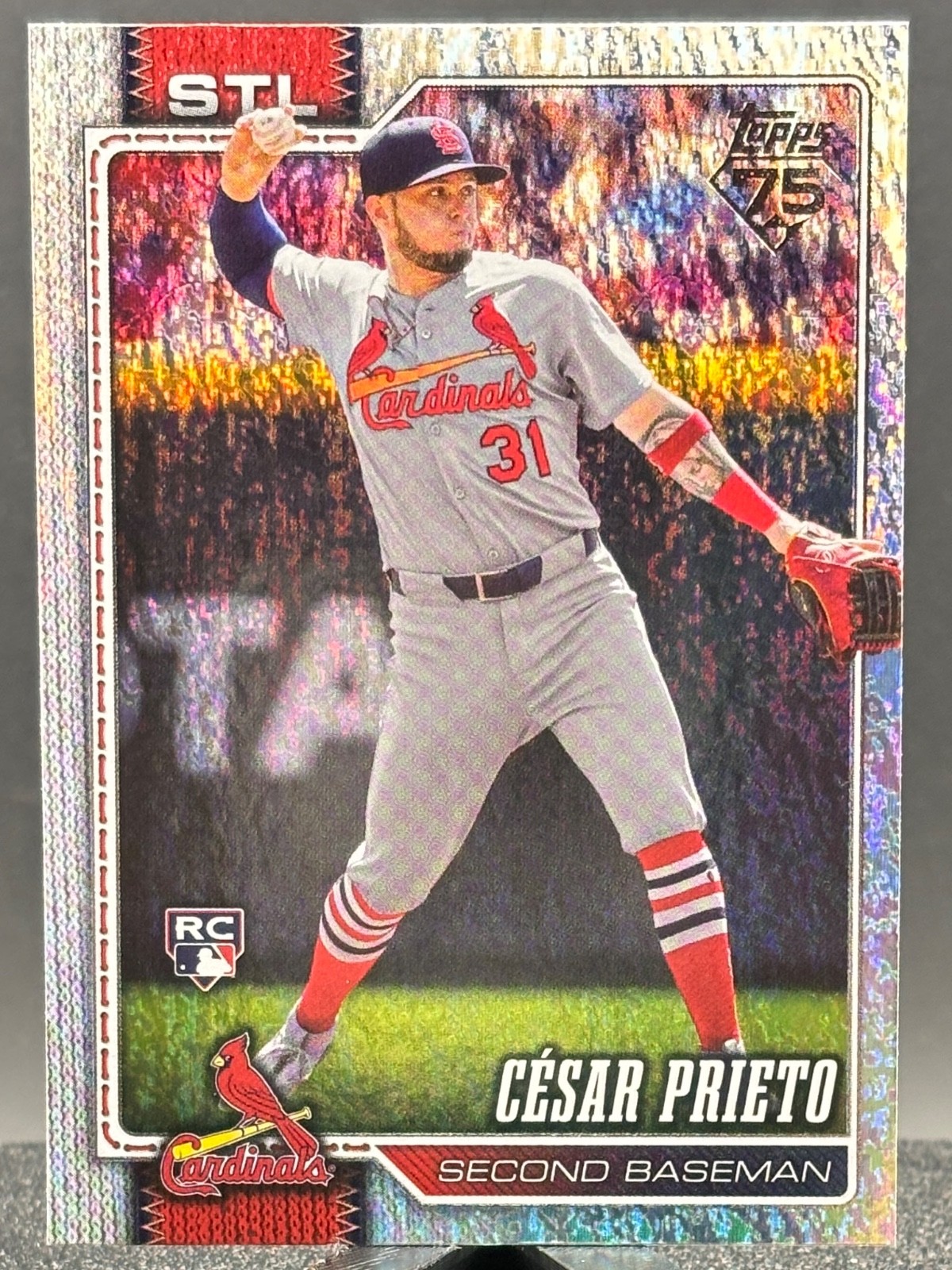 2026 Topps Cesar Prieto Sandglitter