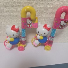 Figura de bicicleta triciclo Hello Kitty 2 piezas retro Sanrio Mints #3129cc