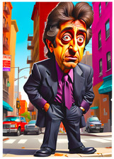 AL PACINO * Fun Novelty * CELEBRITY * Art Card * ATC ACEO