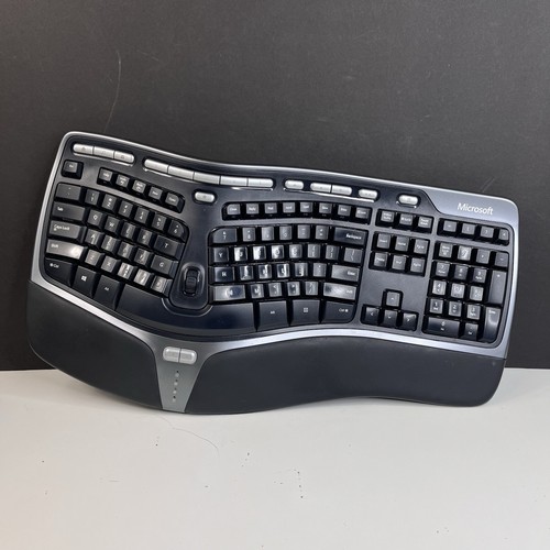 Microsoft Natural Ergonomic Keyboard 4000 v1.0 KU-0462 USB Wired WORKS!