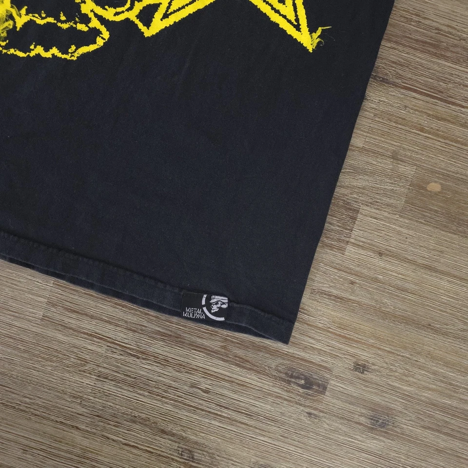 Camiseta negra mediana vintage Y2K Metal Mulisha x Rockstar Energy Drink para hombre Foto 4 de 4