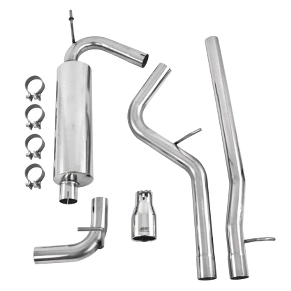 Escape trasero MBRP S5526AL acero gato para Jeep Wrangler JK Unlimited 12-18 3,6 L V6 Foto 3 de 4