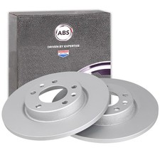 2x A.B.S. BREMSSCHEIBEN 268mm HINTEN passend für CITROËN BERLINGO C4 GRAND DS