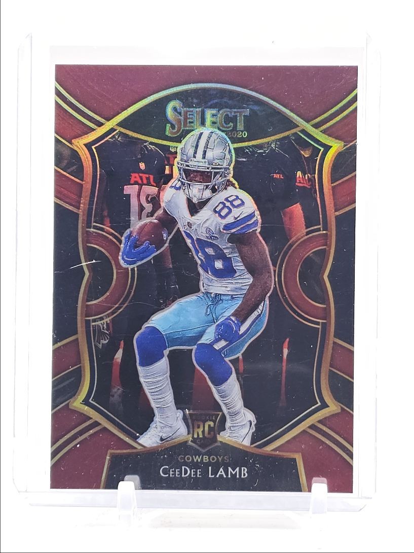 CEEDEE LAMB 2020 SELECT CONCOURSE ROOKIE MAROON PRIZM #57 RC /149 Q5677