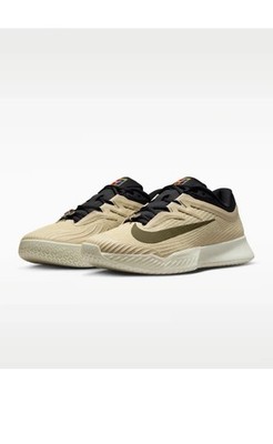Nike Men's Vapor Pro 3 Heritage Hard Court Tennis Shoes Khaki HV1483-200 Size 10