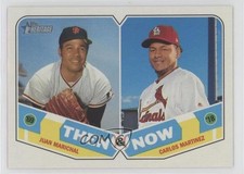 2018 Topps Heritage Then and Now Juan Marichal Carlos Martinez #TN-13 HOF 0ol8